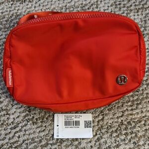Lululemon Orange Red Belt Bag